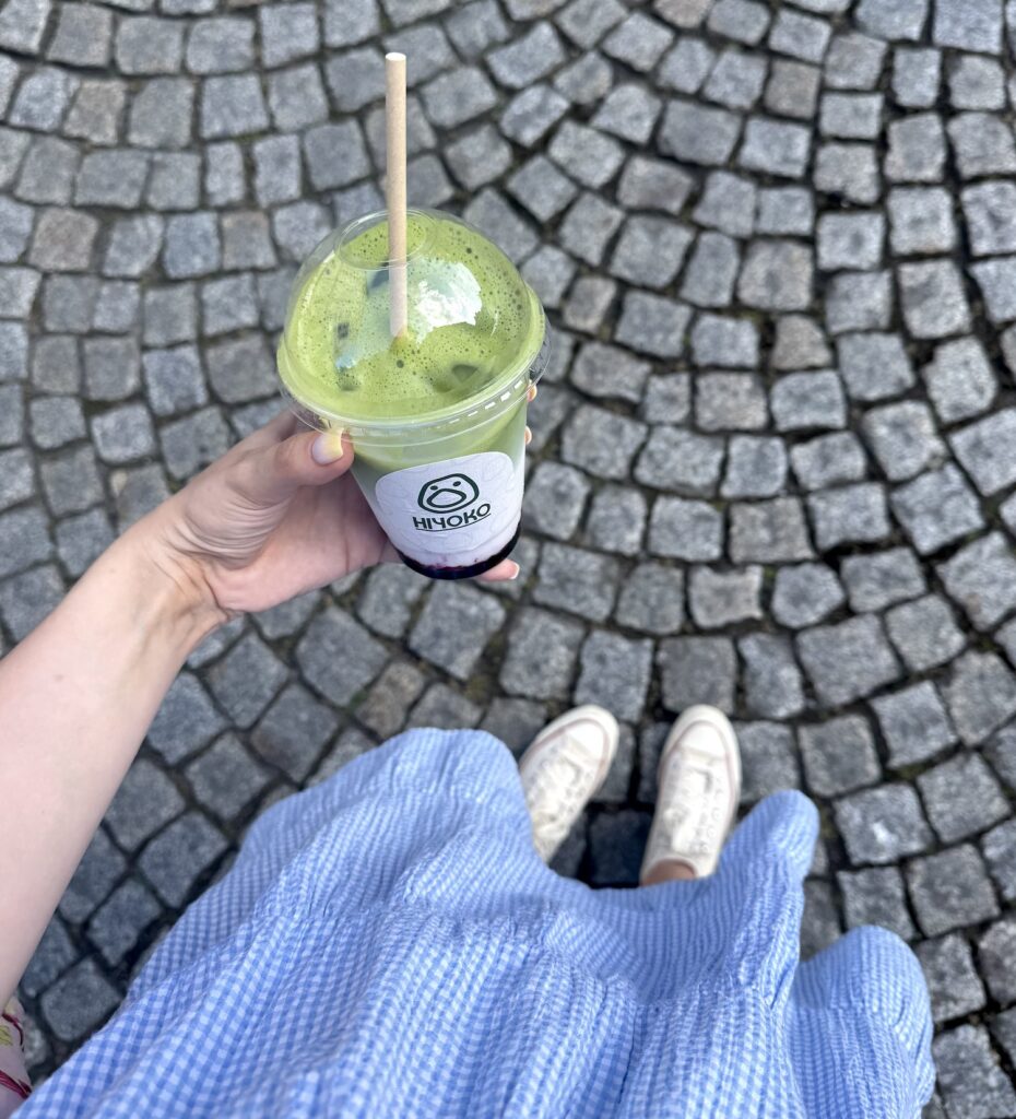 Thé matcha à emporter de chez Hiyoko