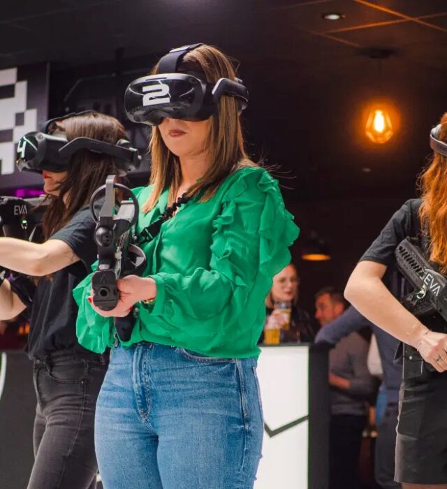 Partie de laser game à EVA Rennes
