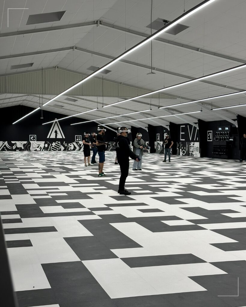 Partie de laser game à EVA Rennes