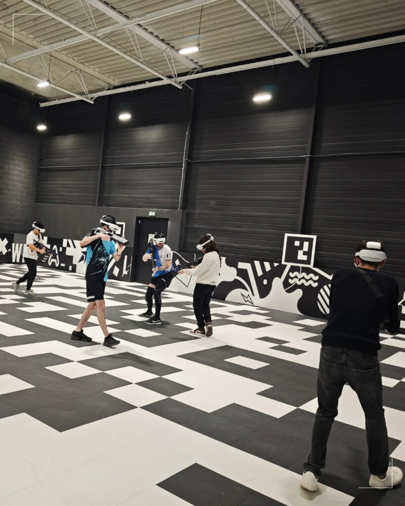 Partie de laser game à EVA Rennes