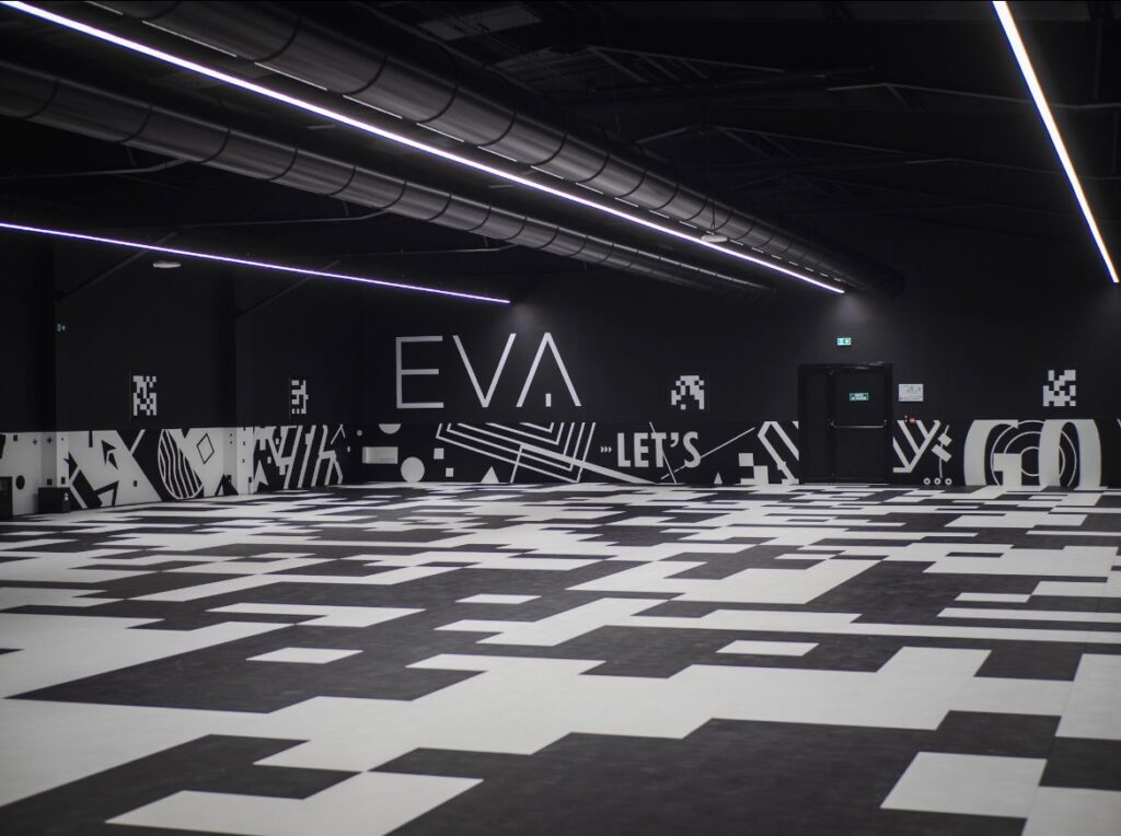 Salle de laser game à EVA Rennes