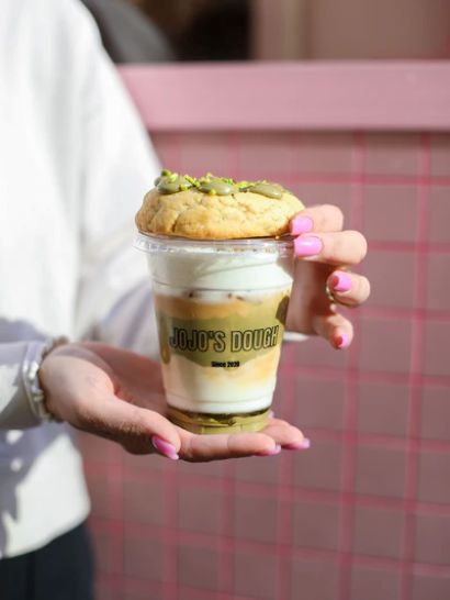 Cookie et boisson de Jojo's Dough