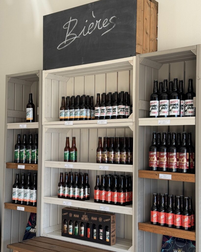 Bouteilles de bière de la Maison Fisselier