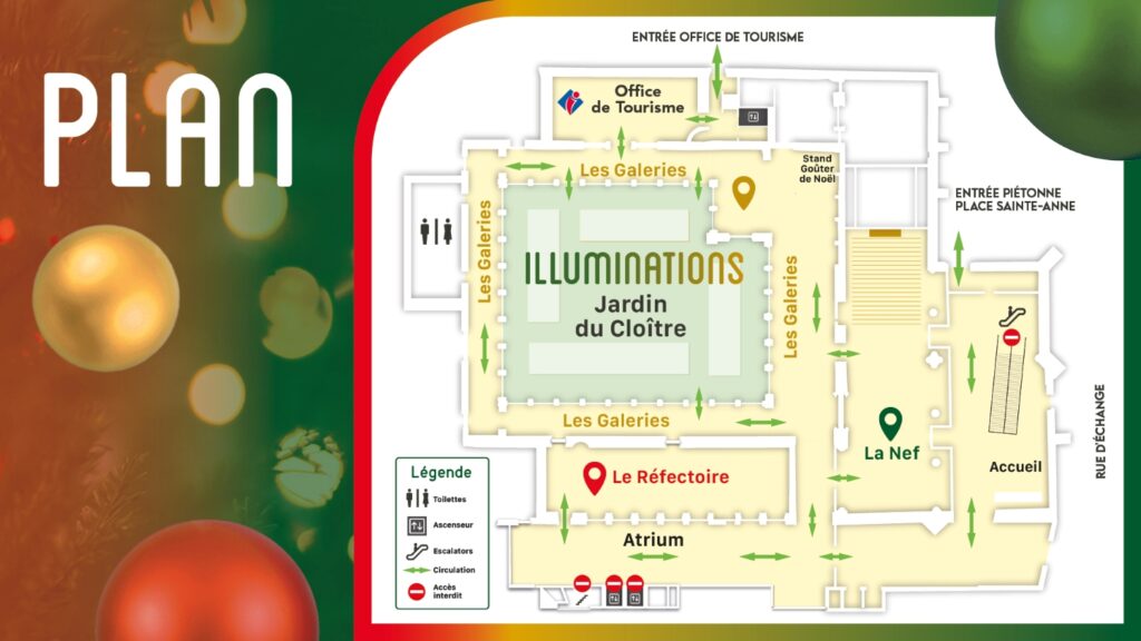 Plan du Couvent des Jacobins pour l'Ouverture du cloître 2025