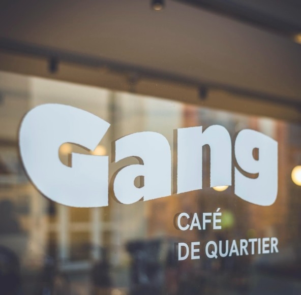 Devanture de Gang - Café de quartier, à Rennes