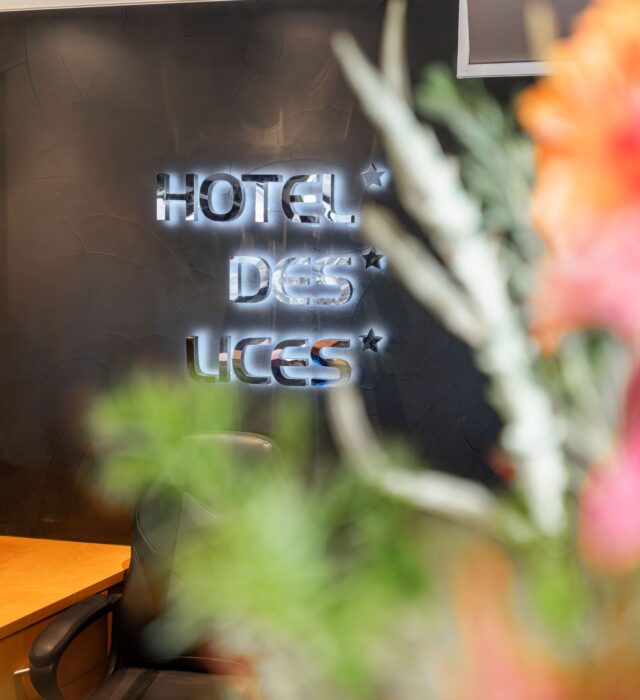 Accueil de l'Hôtel des Lices, à Rennes