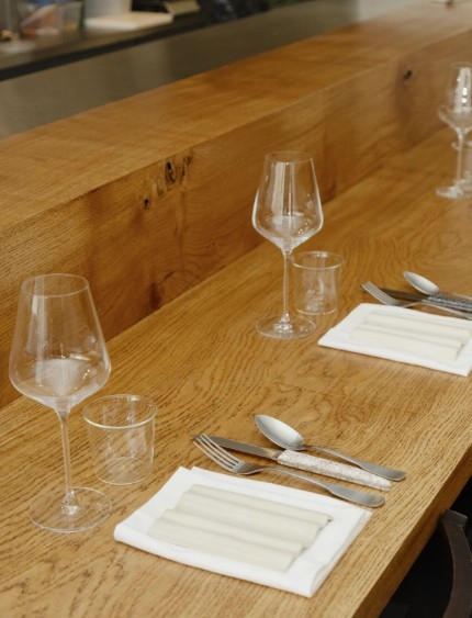 Bar du restaurant Jozy, à Rennes