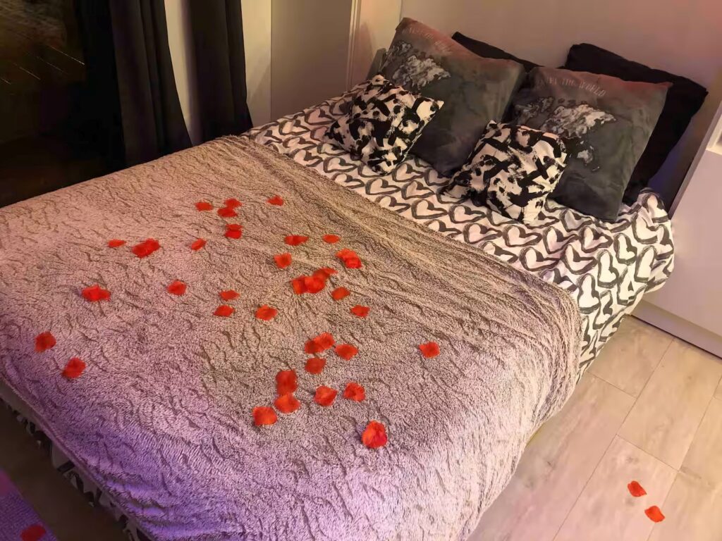 Lit du gîte Le Loft