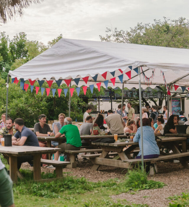La guinguette de la Ferme de Quincé, à Rennes