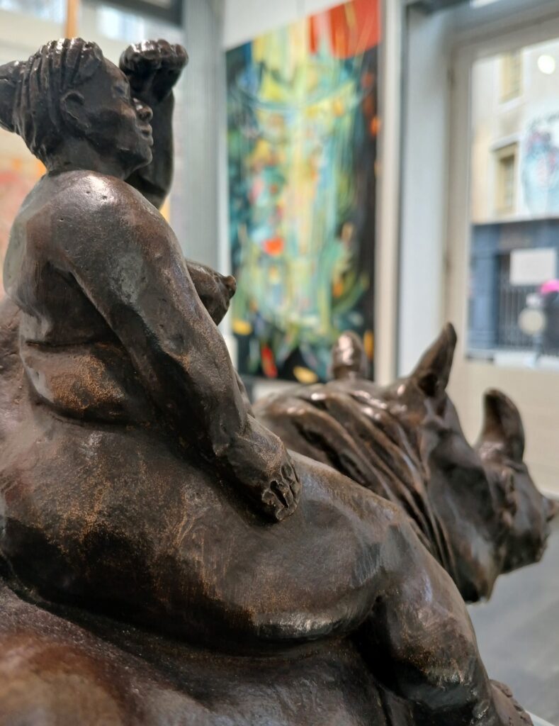 Œuvre d'art à la Galerie Laute, à Rennes