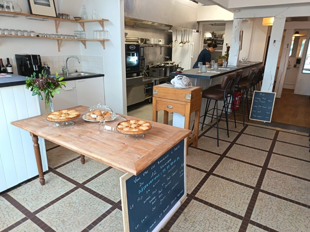 Salle du restaurant Le Kerangal, à Rennes