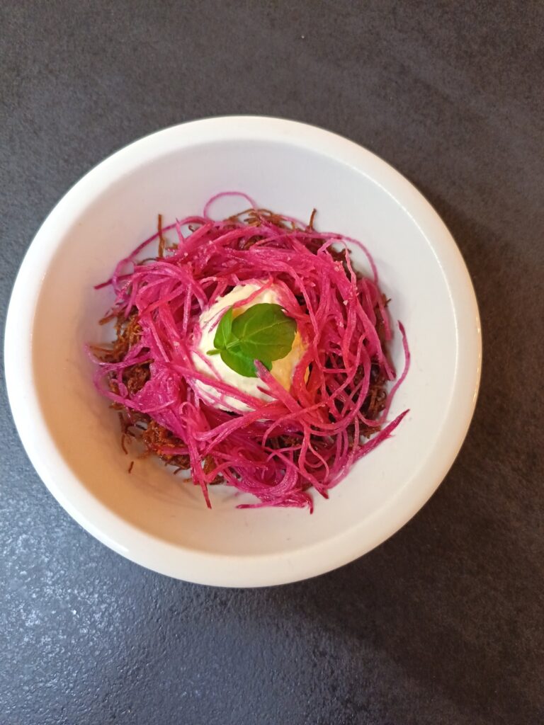 Plat du restaurant Le Kerangal, à Rennes