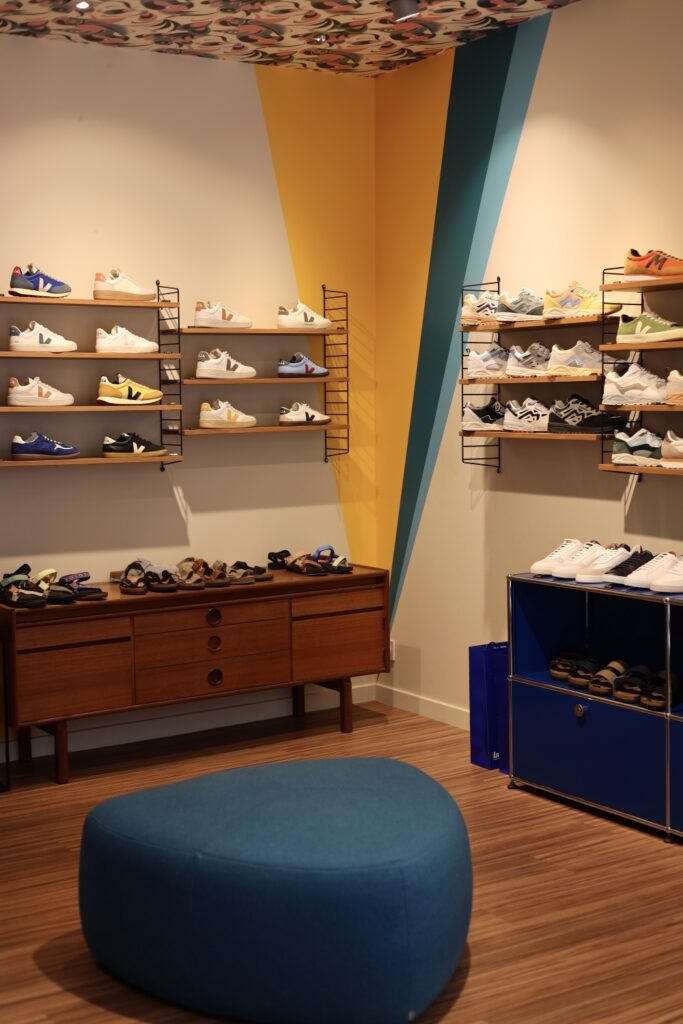 Intérieur du magasin La Crème, à Rennes