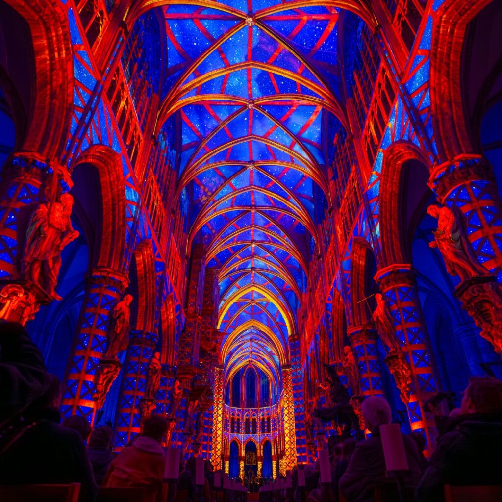Luminiscence Rennes - Basilique Saint-Aubin - Musique digitale