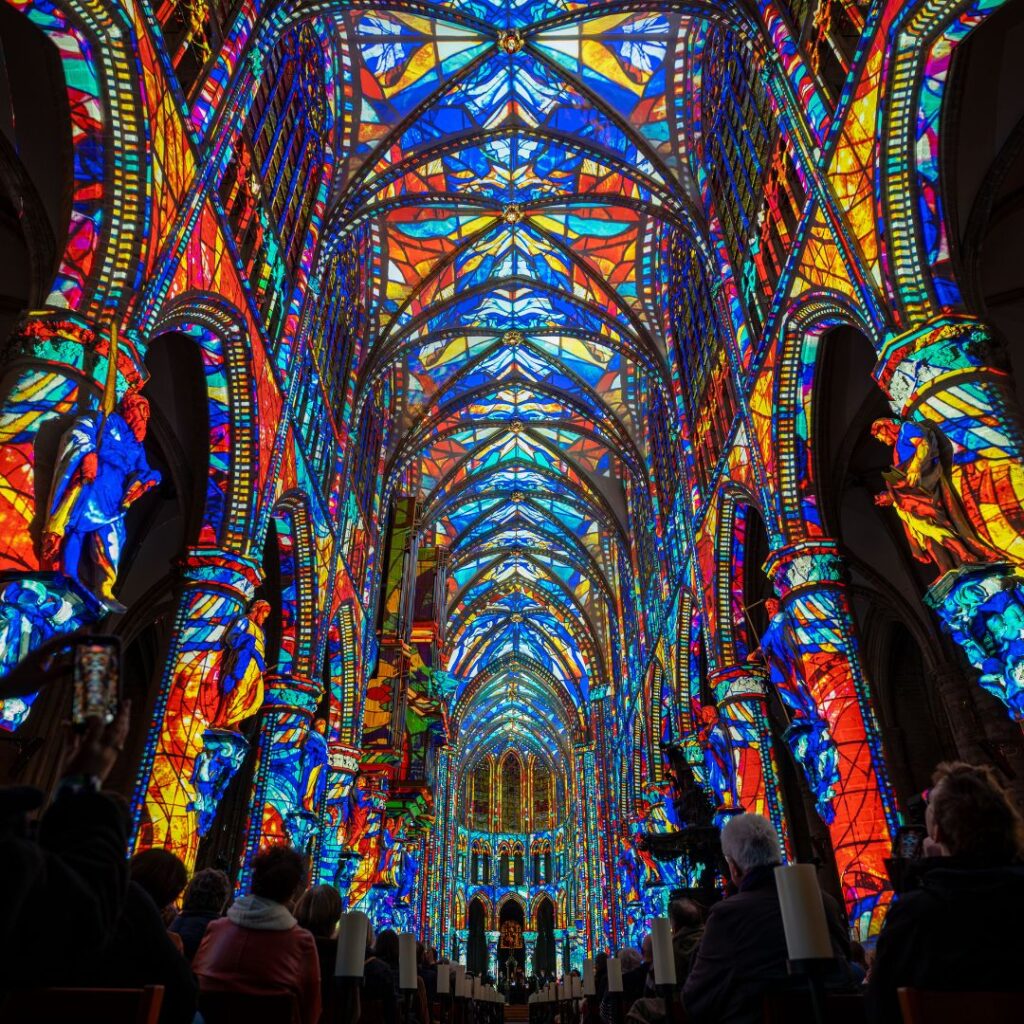 Luminiscence Rennes - Basilique Saint-Aubin - Musique digitale