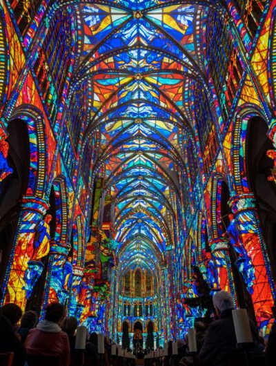 Luminiscence Rennes - Basilique Saint-Aubin - Musique digitale