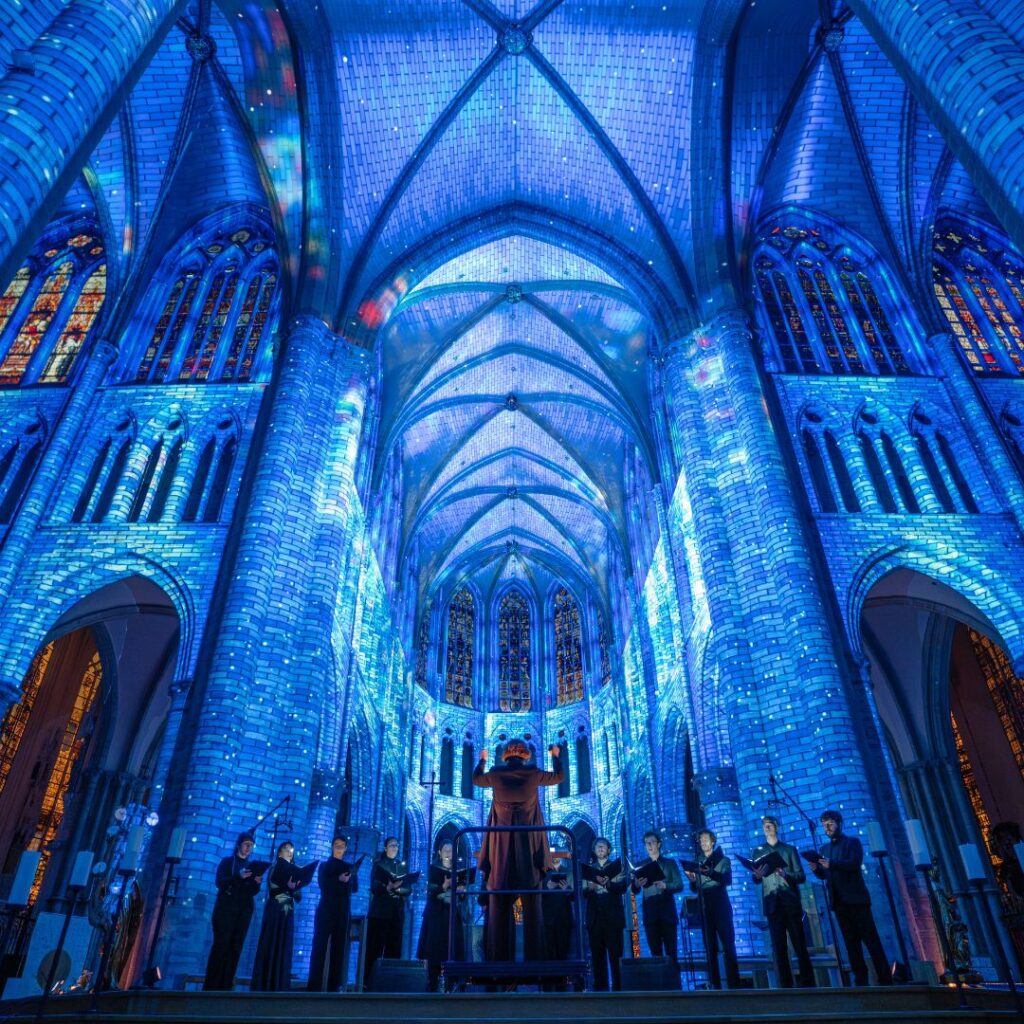 Luminiscence Rennes - Basilique Saint-Aubin - Musique digitale