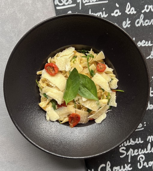 Plat de pâtes du Mamma Vespa, à Rennes