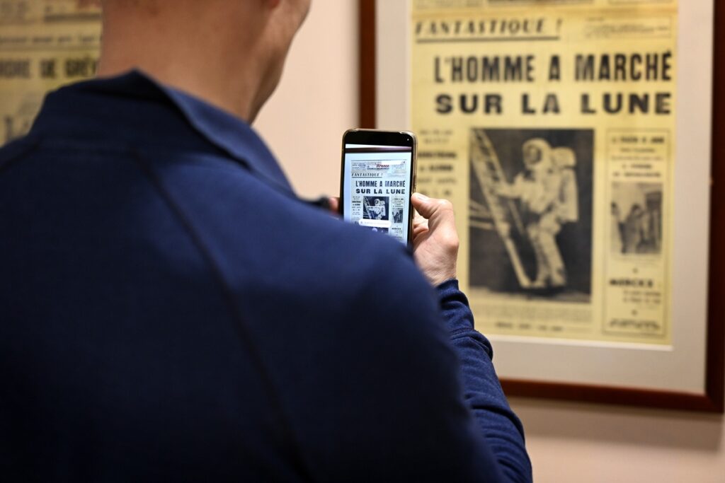 Visite ouest france rennes couloir-des-unes