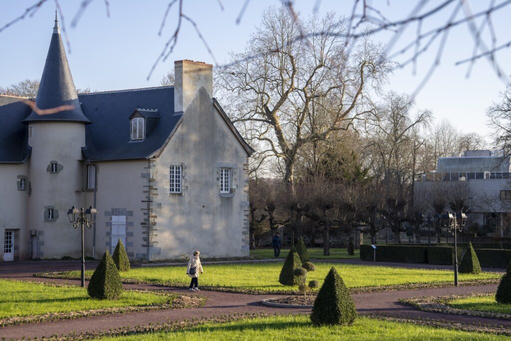 Balade hivernale dans le parc du manoir de Bourchevreuil à Cesson-Sévigné