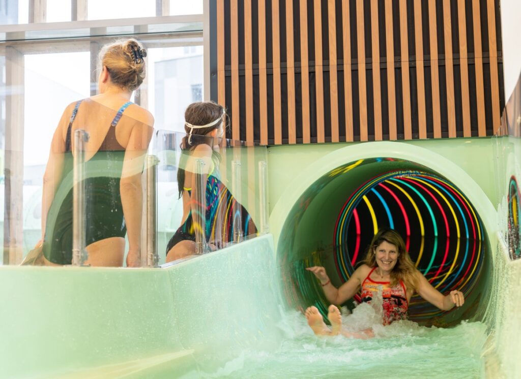 Toboggan de la piscine aqualudique de Villejean