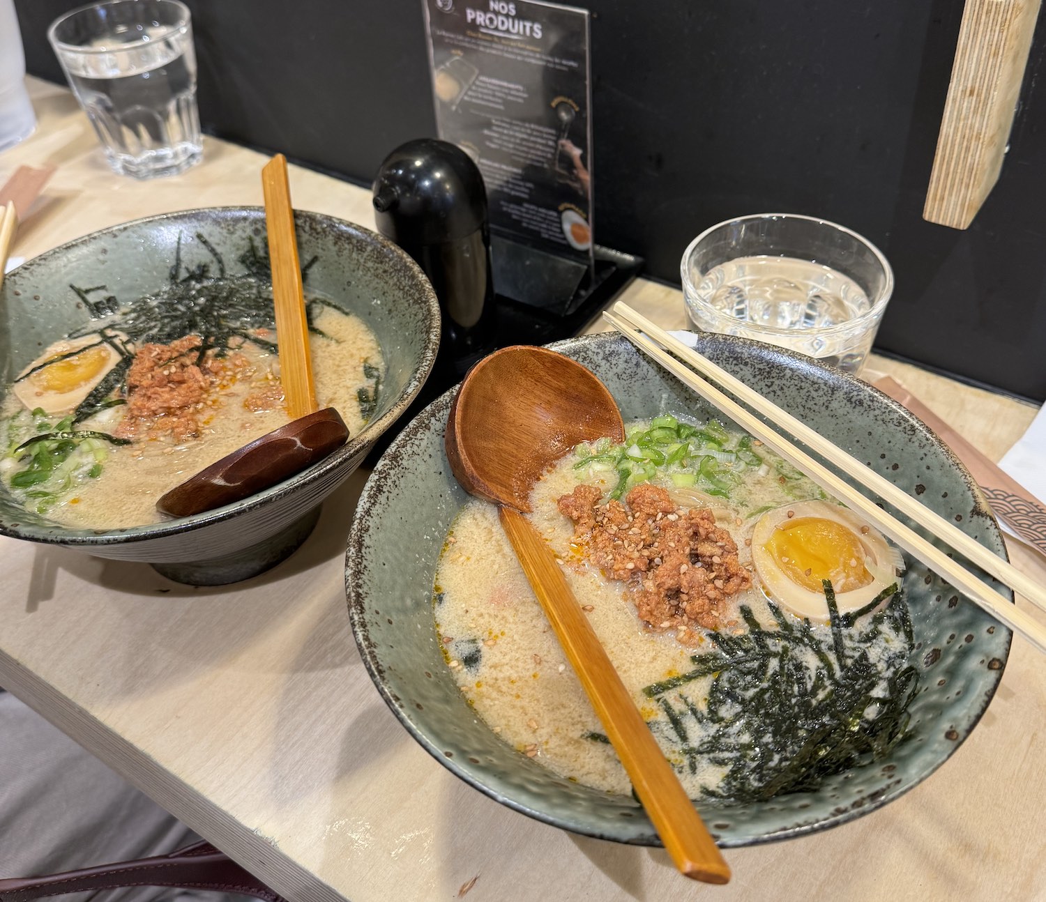 Plat traditionnel de Ramen au restaurant Ramen Ya