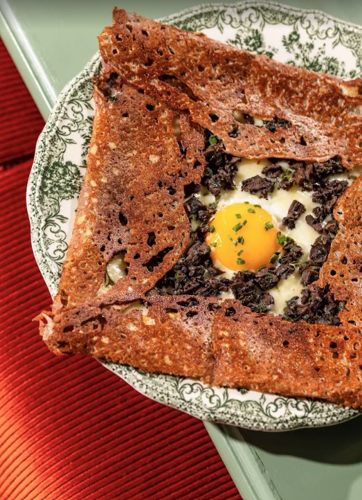 Galette chez Armelle Crêperie, à Rennes