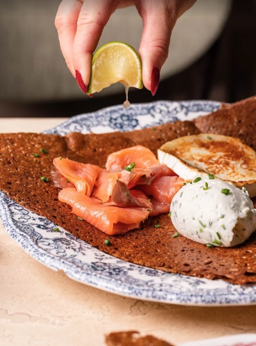 Galette chez Armelle Crêperie, à Rennes
