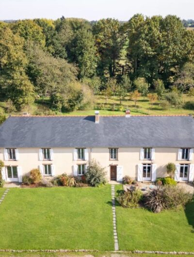 Vue aérienne du Grand Launay