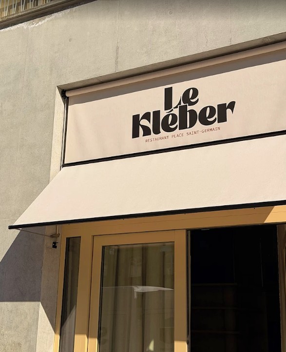Devanture du restaurant Le Kléber, à Rennes
