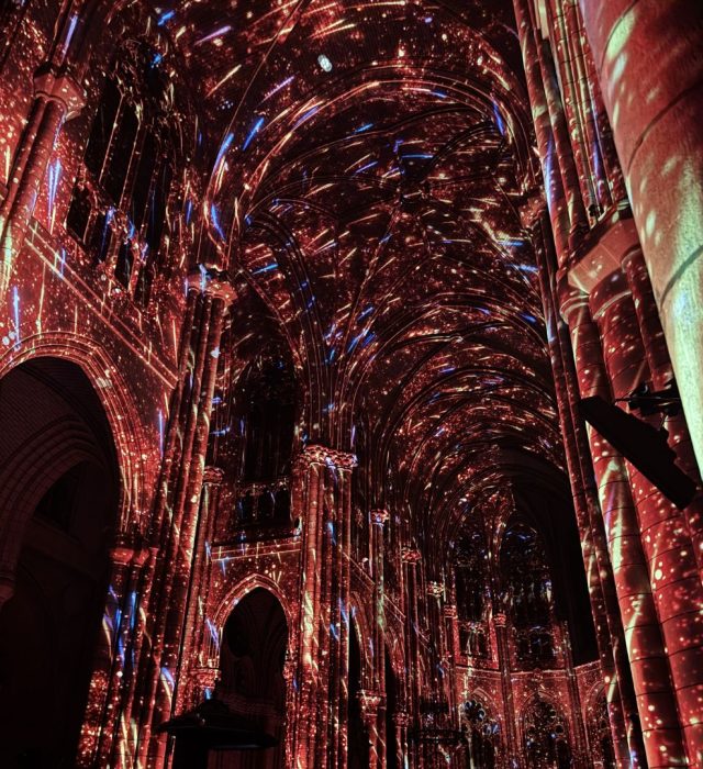 Luminiscence Rennes - Basilique Saint-Aubin - Musique digitale
