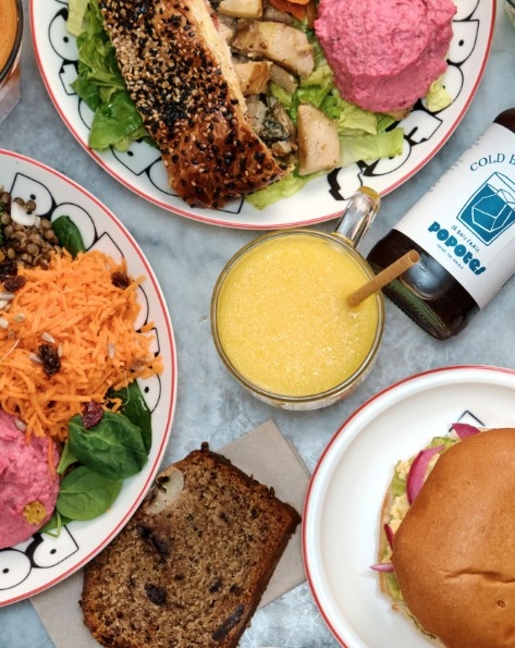 Plusieurs plats chez Popotes, à Rennes