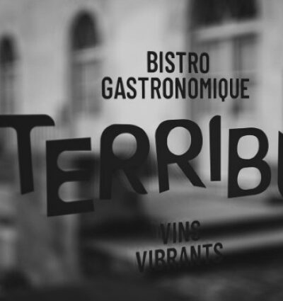 Devanture de Terrible, à Rennes