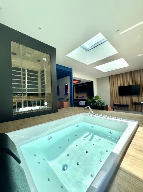 Salle de bain de la Villa Piedra Majorelle