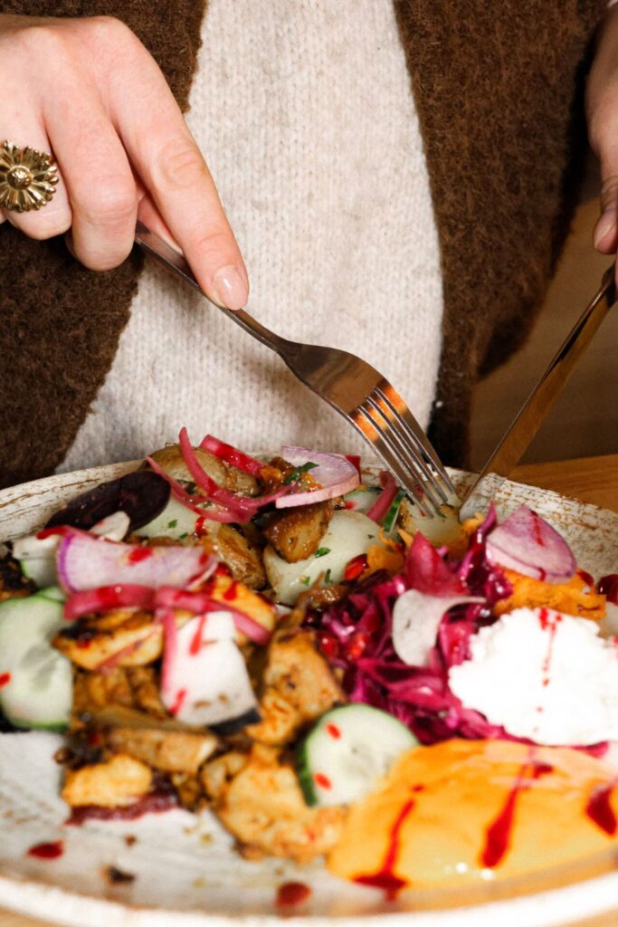 Plat du restaurant Zeytun & Cumin, à Rennes