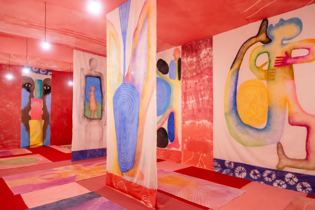 Oeuvres de Celina Eceiza exposées dans le cadre d'Exporama au Frac Bretagne