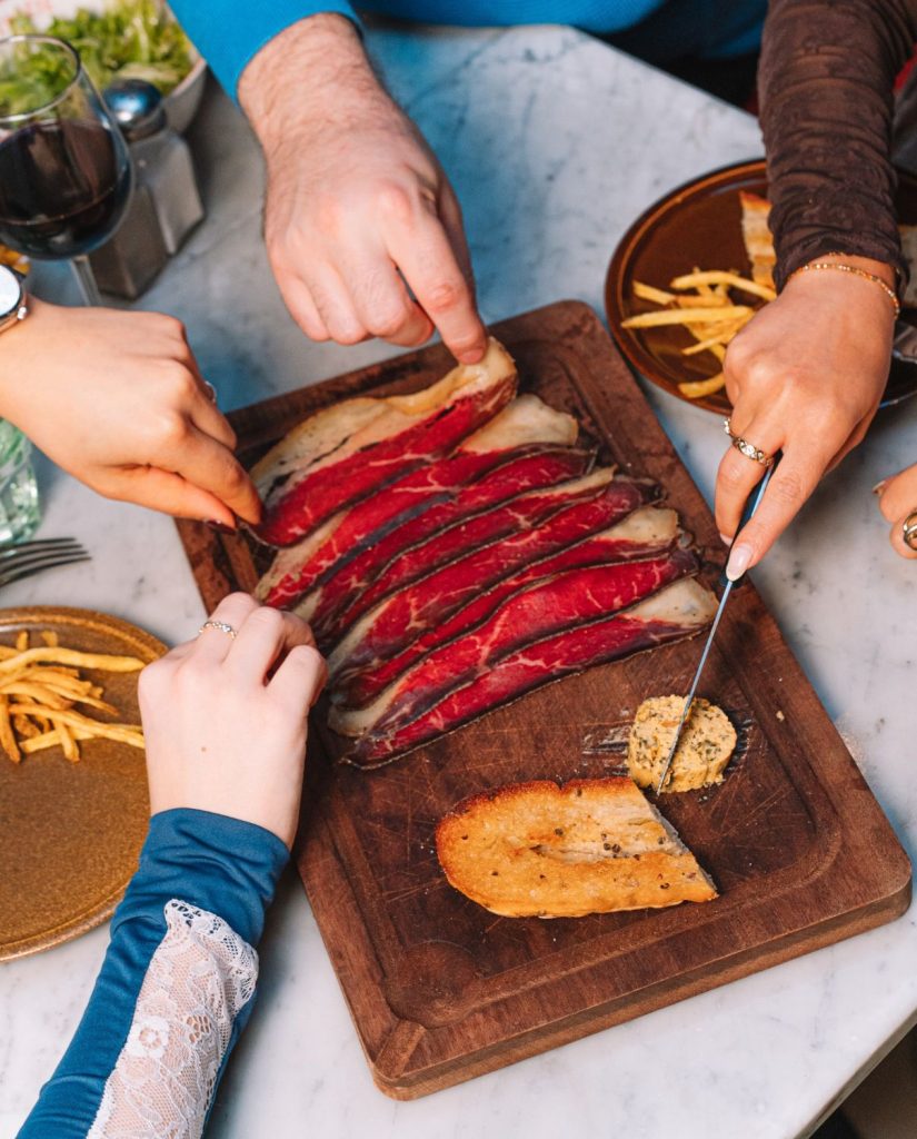 Planche à partager chez La Côte et l'Arête, restaurant près de Rennes
