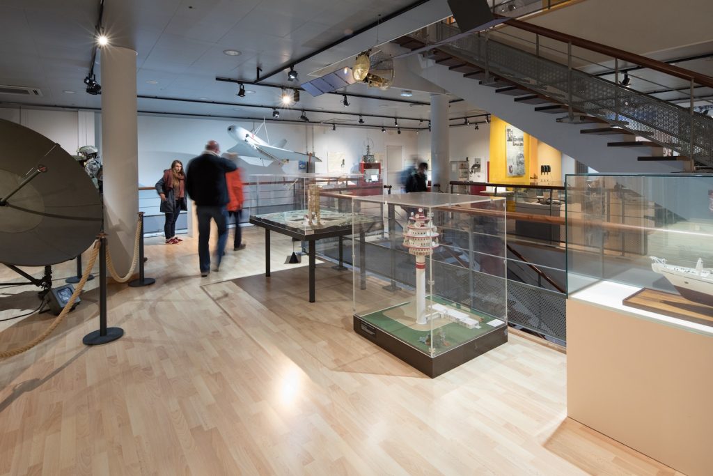 Intérieur du Musée des transmissions à Rennes