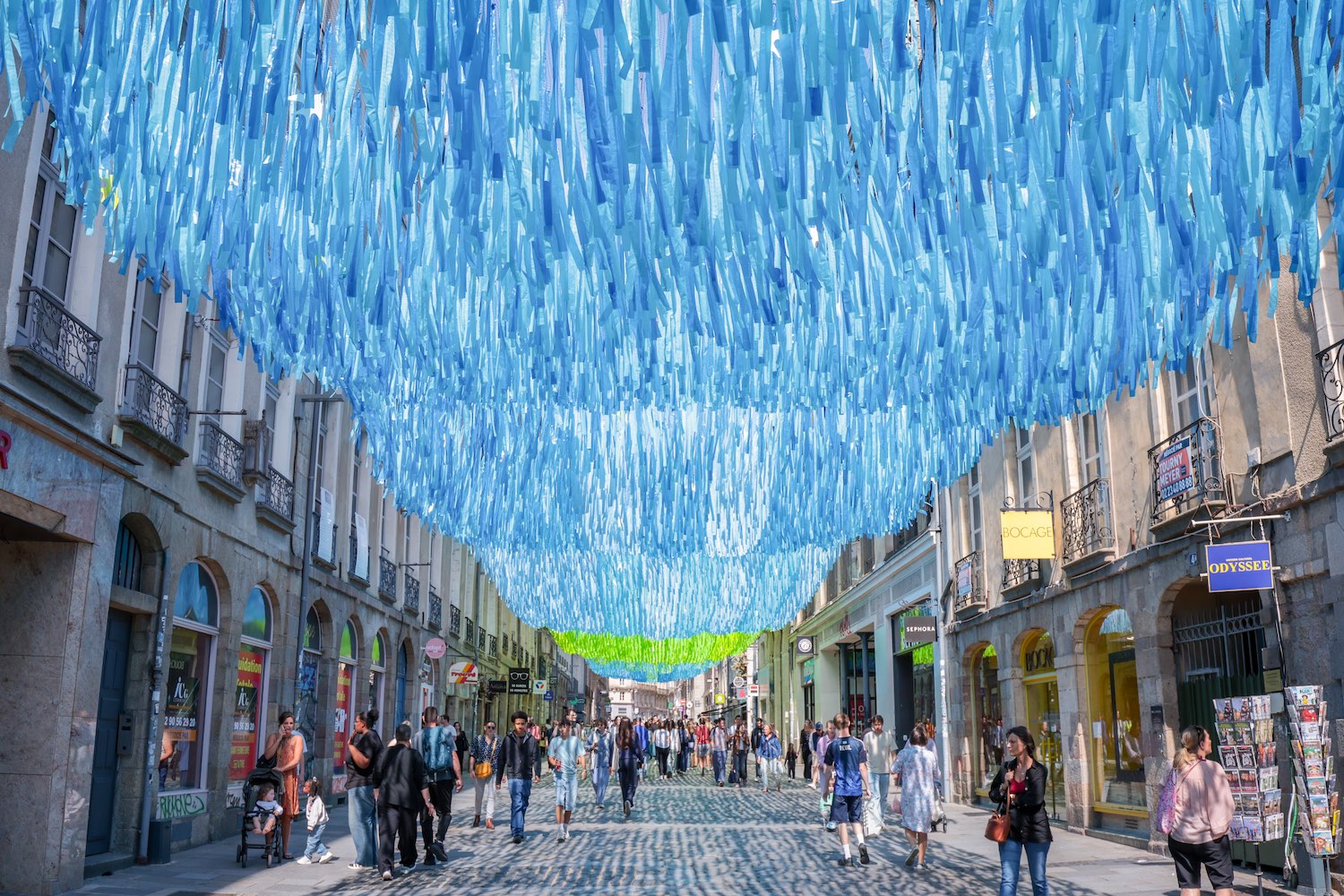 Ciel de rue rue Le Bastard à Rennes