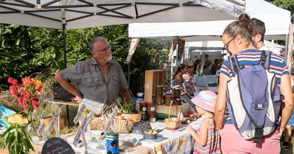 Marché de producteurs à La Basse Cour, à Rennes