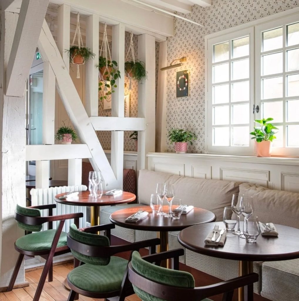 Salle de restaurant du Bistrot de Cédric, à Rennes