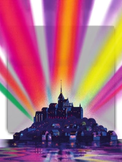 Colorama - Parcours nocturne à l'abbaye du Mont-Saint-Michel