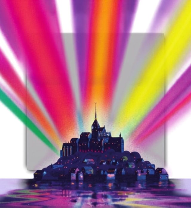Colorama - Parcours nocturne à l'abbaye du Mont-Saint-Michel