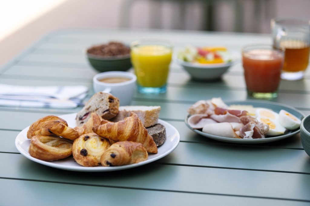 Petit-déjeuner du Novotel Rennes Alma