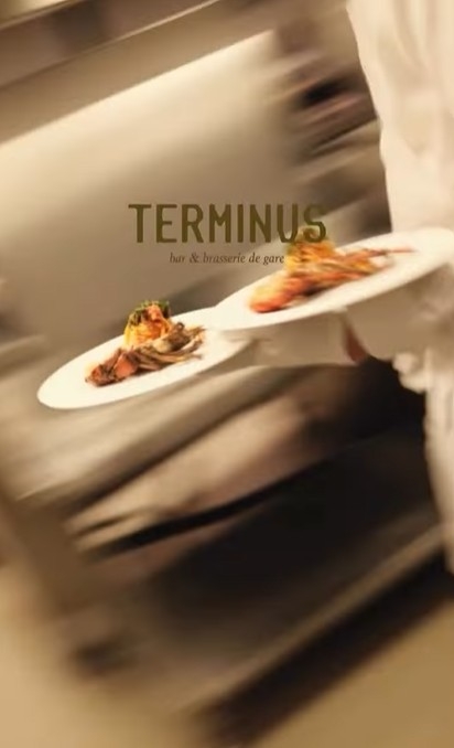 Plats du restaurant Le Terminus, à Rennes