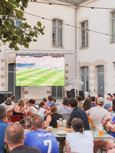 Retransmission sur grand écran de la coupe du monde de football 2026 au Mama Shelter