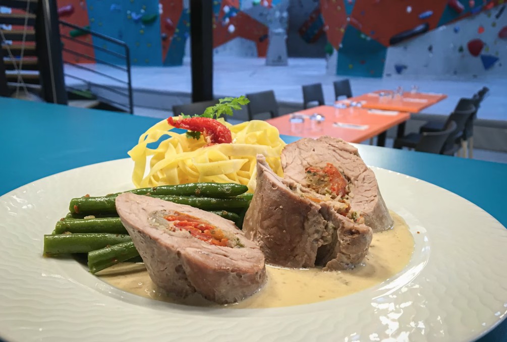 Plat du restaurant de Block'Out, près de Rennes
