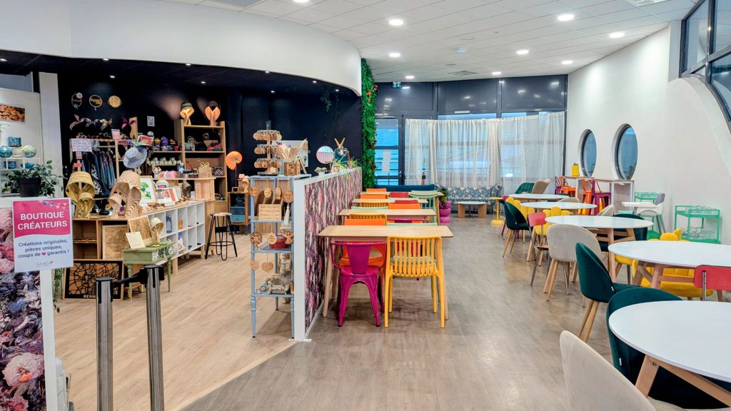 Salle du restaurant Papilles & Cie, à Cesson-Sévigné