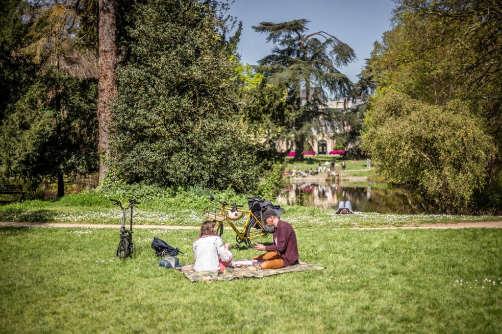Pique-nique au parc Oberthür, à Rennes