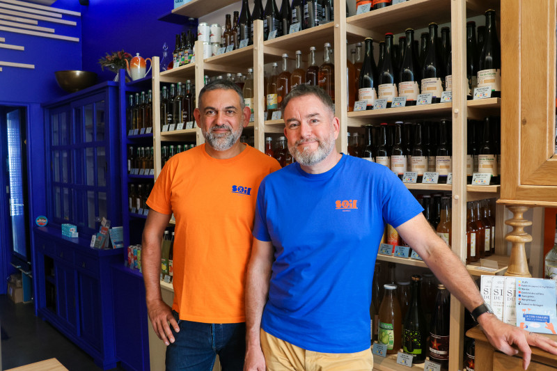 Boutique de la cave SOIF, à Rennes